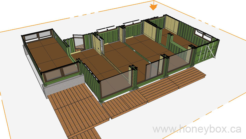 HoneyBox INC - container house saturna 10