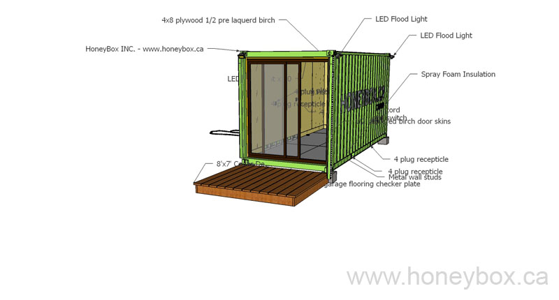 2 uno - honeybox inc - container house